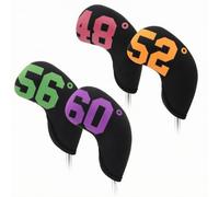 Funda para Hierro de Golf Funda Cabezal Protector Cubierta Almohadillada Manguito Neopreno con Sujeción Estable Forma