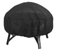 Funda para hoguera redonda Funda for fogata de gas redonda tela resistente e impermeable, apta for exteriores 56, 71, 76, 78, 80, 81, , 91, 96 y 127 cm(Dia.142xH61cm)
