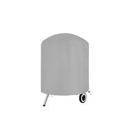 Funda para hoguera redonda Funda for parrilla redonda gris for exteriores, impermeable, for fogatas, barbacoas, muebles pesados, eléctrica de carbón y gas(58x77cm)