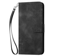 Funda para Honor 200 Lite 5G, funda de piel retro con tapa tipo cartera tipo cartera, a prueba de golpes, funda protectora con [tarjetero] función atril para Honor 200 Lite 5G, color negro