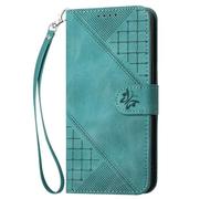 Funda para Honor 200 Pro 5G, funda de piel retro con tapa tipo cartera tipo cartera, a prueba de golpes, funda protectora con [tarjetero] función atril para Honor 200 Pro 5G, color verde