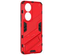 Funda para Honor 90 Híbrida Soporte Antigolpes Rojo