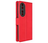 Funda para Honor 90 Lengüeta Tarjetero Soporte de vídeo Rojo