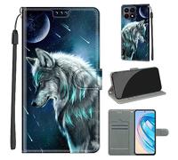 Funda para Honor X8A, Carcasa Libro con Tapa de Cuero Piel Billetera Case Flip Cover con Kickstand, Hebilla Magnetica, Ranuras para Tarjetas Carcasa para Honor X8A