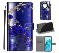 Funda para Honor X9A 5G / X40 5G, Carcasa Honor Magic5 Lite Libro con Tapa de Cuero Piel Billetera Flip Cover con Kickstand, Hebilla Magnetica, Ranuras Tarjetas Carcasa para Honor X9A 5G /Honor X40 5G