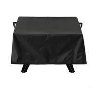Funda para horno de pizza Cozze 90347 XXL de 17 pulgadas, 420D impermeable, funda de tela Oxford con hebillas ajustables, protector de polvo negro para cocinar al aire libre, 24 x 24 x 11 pulgadas