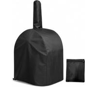 Funda para Horno de Pizza para Clementi Gas Pulcinella 60x60 2021-2026+ | impermeable tela oxford 420d resistente cubierta protectora cordón ajustable negro