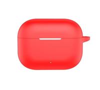 Funda para Huawei FreeBuds SE 4 ANC, Funda Protectora de Silicona para Auriculares inalámbricos, Carcasa a Prueba de Golpes con mosquetón (Rojo)