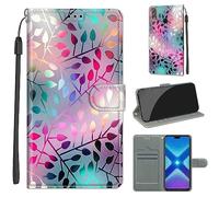 Funda para Huawei Honor 8X, Carcasa Libro con Tapa de Cuero Piel Billetera Case Flip Cover con Kickstand, Hebilla Magnetica, Ranuras para Tarjetas Carcasa para Huawei View 10 Lite/Huawei V10 Lite