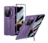 Funda para Huawei Mate X7, con Protector De Pantalla Integrado, Protección para La Bisagra, Carcasa De PC Resistente A Los Golpes Y Soporte Integrado.,Purple