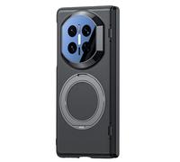 Funda para Huawei Mate X7, con Soporte De Anillo Plegable Oculto, Cubierta Trasera Magnética Delgada De Policarbonato, Resistente A Los Golpes Y con Protección para La Cámara.,Black