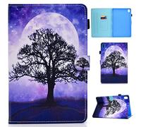 Funda para Huawei MediaPad M6 10.8, Hermosa PU Cuero Flip Doble Imán Cartera Ranuras Ranuras de Tarjeta Funda con Función Auto Sleep/Wake Up DT-19