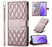 Funda para Huawei Nova 12 SE/11se con Tarjetero, Case Protectora Tipo Libro de Piel sintética para Huawei Nova 12 SE/11se-Rosa