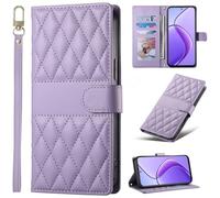 Funda para Huawei Nova 12 SE con Tarjetero, Case Protectora Tipo Libro de Piel sintética para Huawei Nova 12 SE-Morado