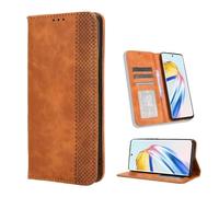 Funda para Huawei Nova Y74, Wallet Cover Libro Case Fundas con Función Soporte, con Ranura para Tarjetas y Magnética para Huawei Nova Y74-Marrón