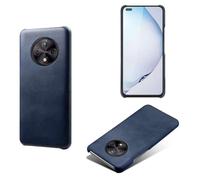 Funda para Huawei Nova Y90 4G,Antideslizante,Protección contra caídas,Casca Trasera de Color sólido Simple,Diseño de Cuero de imitación de plástico-Blue