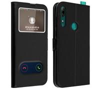 Funda para Huawei P Smart Z y Honor 9X con doble ventana Carcasa de silicona