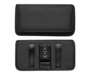 Funda para Huawei P10 Lite / P8 Lite 2015 / P9 Lite / Y5 2017, Xiaomi Mi 5 Redmi 7A, Alcatel 1 2019 Bolsita Táctica con Clip de Cinturón Soporte Móvil Nylon Bolsa de la Cintura Cover