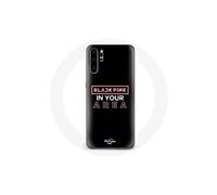 Funda para Huawei P30 Blackpink in Your Area Logo Rosa Fondo Negro