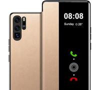 Funda para Huawei P30 Pro Funda S View, Clear View Flip Cuero para Huawei P30 Pro Funda, Lujo Extrafino Resistente a los Golpes Resistente a los Arañazos Funda Cover Case para Huawei P30Pro Funda