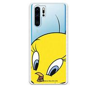 Funda para Huawei P30 Pro Oficial de Looney Tunes Piolín Silueta Transparente para Proteger tu móvil. Carcasa para Huawei de Silicona Flexible con Licencia Oficial de Warner Bros.