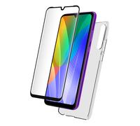 Funda para Huawei Y6P en TPU y Protector de Pantalla de Cristal Templado 2.5D