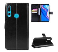 Funda para Huawei Y9 Prime 2019 ,Funda para Huawei P Smart Z STK-LX1 / Honor 9X STK-LX2 STK-L22 / Y9 Prime 2019 STK-L21 STK-LX3 STK-L03B / Enjoy 10 Plus Funda Cartera de cuero con solapa Case Black