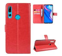 Funda para Huawei Y9 Prime 2019 ,Funda para Huawei P Smart Z STK-LX1 / Honor 9X STK-LX2 STK-L22 / Y9 Prime 2019 STK-L21 STK-LX3 STK-L03B / Enjoy 10 Plus Funda Cartera de cuero con solapa Case Red