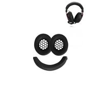 Funda para HyperX Cloud III, yystao almohadillas para auriculares compatible con HyperX Cloud III, protección completa 2 en 1, antigoteo, resistente al sudor, color negro