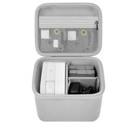 Funda para impresora de etiquetas Brother Industries Brother P-Touch Cube PT-P300BT, bolsa de transporte rígida para cinta de impresora de etiquetas, etiquetadora, rollos y cable USB (solo funda,