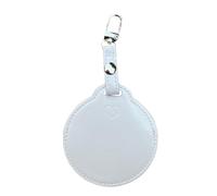 Funda para insignias, bolsa protectora de cuero con colgante de etiqueta, soporte versátil para exhibición de insignias, fundas portátiles para colgantes de mochila para estudiantes amantes de la