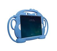 Funda para iPad 2017/2018 - CHINFAI [Serie de monos de doble cara] a prueba de golpes Soporte de silicona Funda protectora para iPad 9.7 pulgadas 5ª/6ª/Pro/Air/Air2 Tablet azul 37*24*4.7cm