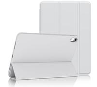 Funda para iPad (A16) 11ª generación 11 pulgadas 2025/10 generación 10.9 pulgadas 2022 caso Slim Stand Hard Back Shell Protective Cover with Auto Wake/Sleep for iPad 11/10 (gris)