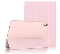 Funda para iPad (A16) 11ª generación 11 pulgadas 2025/10ª generación 10.9 pulgadas 2022 caso Slim Stand Hard Back Shell Protective Cover with Auto Wake/Sleep for iPad 11/10(rosa arena)