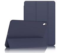 Funda para iPad (A16) 11ª generación 11 pulgadas 2025/10 generación 10.9 pulgadas 2022 caso Slim Stand Hard Back Shell Protective Cover with Auto Wake/Sleep for iPad 11/10 (azul oscuro)