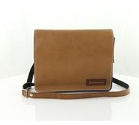 Funda para iPad con forma apaisada y bandolera para entrenamiento en circuito de barras paralelas azul