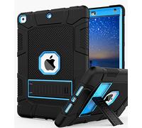 Funda para iPad de 7ª y 8ª generación de 10,2 pulgadas de 2019 y 2020, con protección contra caídas, a prueba de golpes y con un soporte para mantenerla vertical