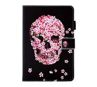 Funda para iPad de 9,7 pulgadas 2018 2017 / iPad Air - Funda protectora con múltiples ángulos con función de atril y encendido automático para Apple iPad de 9,7 pulgadas (sexta generación, quinta generación, 7ª generación) / iPad Air/iPad Air 2 Ghost head ipad mini 1/2/3/4/5