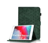 Funda para iPad Mini 7.9 Pulgadas, iPad Mini 5/4/3/2/1 Flip Cover de PU Cuero Protección Múlti Ángulos Soporte Case con Auto Reposo/Activación Protectora Carcasa, Verde