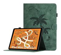Funda para iPad Mini 7.9 Pulgadas, iPad Mini 5/4/3/2/1 PU Cuero Flip Tableta Protectora Carcasa con Auto Activación/Reposo y Cierre Magnético Múltiple Ángulo Soporte Cubierta, Verde