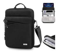 Funda para iPad MoKo - Funda para iPad de 9 a 11 pulgadas, funda protectora de viaje de 360 grados con correa para el hombro, compatible con iPad