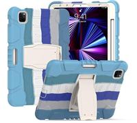 Funda para iPad Pro 11 2018/2020/2021 iPad Pro 11 con Soporte, híbrida, Resistente, a Prueba de Golpes, de Triple Capa para Tablet Infantil (Azul Claro)