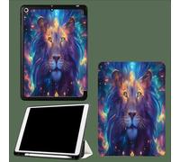 Funda para iPad Pro 11" 2022 2021 2020 4ª 3ª 2ª Generación, Capa Protectora Smart Cover Folio Delgado para iPad Pro 11 Pulgadas Magia León Animales Misteriosos - Azul