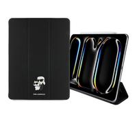 Funda para iPad Pro 13" Karl Lagerfeld Saffiano Karl & Choupette Negro