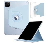 Funda para iPad Pro de 11 Pulgadas, Funda para iPad Air 5th 2022 4th 2020 de 11.9 Pulgadas, Funda Inteligente magnética Desmontable DMaos Delgada, Soporte Plegable, rotación de 360°, Color Azul
