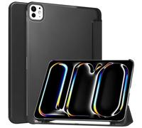 Funda para iPad Pro de 11 pulgadas (M4) 2024 (modelo: A2836/A2837/A3006), funda inteligente con soporte delgado para iPad Pro de 11 pulgadas M4 de 5ª generación 2024 (negro)
