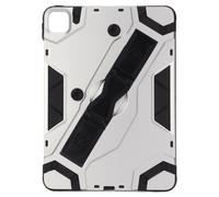 Funda para iPad Pro de 11 pulgadas, resistente y de cuerpo completo, con soporte retráctil, correa de mano giratoria de 360 y protector de