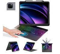 Funda para iPad Pro de 12.9 Pulgadas 6ª generación 2022 con Teclado y Panel táctil, Compatible con iPad Pro de 12.9 Pulgadas de 5ª generación 2021/4ª generación 2020/3ª generación 2018,