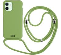 Funda para iPhone 12 / 12 Pro con cable (verde pistacho) - COOL