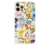 Funda para iPhone 12-12 Pro Oficial de Pokémon Patrón Sticker. Elige el diseño Que más te guste para tu iPhone 12-12 Pro